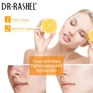 DR RASHEL Vitamin C Brightening Face Wash | Brightening Lightening Facial Clean - 100g - Image 4