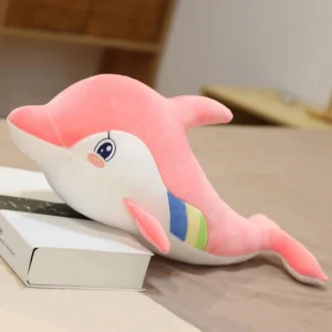 Chroma the Dolphin | Dolphin Doll Aquarium Animal Stuff Plush Toy Sleeping Pillow - 65CM (Random color) - Image 5
