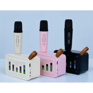 Portable Bluetooth Karaoke Outdoor Speaker System with Wireless Microphone (Random Color) - Image 2