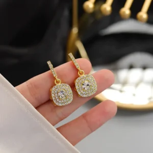 Crystal Earrings ? Sparkling Dangle Earrings for Party & Everyday Wear - Earings For Girls ( PJT-990 ) - Image 3