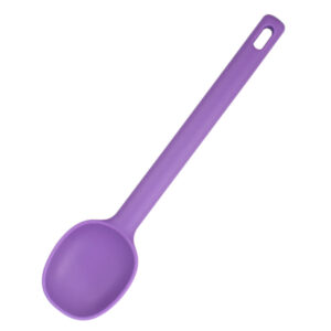 1 Piece Serving Spoon Long Handle Silicone Stirring Spoon High Temperature Resistant Anti-scald Soup Spoon Large Size Seasoning Spoon Ice Cream Serving Spoon - Long Handle Silicone Stirring Spoon ( Random Color ) - Image 5
