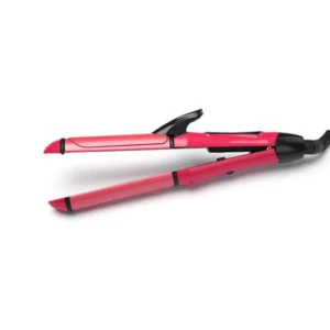 Nova 2-in-1 Hair Straightener & Curler ? Model NH-2009, Quick Heat-Up Ceramic Plates for Smooth Straightening & Effortless Curls, Portable Dual-Use Styling Tool for All Hair Types - Image 5