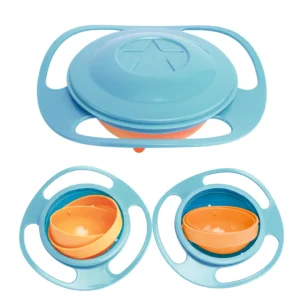 360 degree Gyro Bowl for feeding Baby Kids (random color) - Image 4