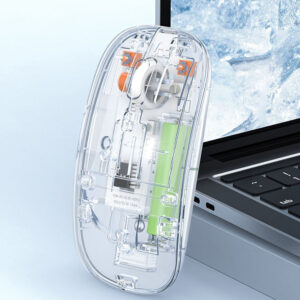 RGB Wireless Transparent Mouse Dual-Mode Rechargeable Mouse With LED lights - Image 5