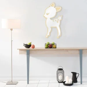 Deer shaped mirror - Kids room decoration - Image 4