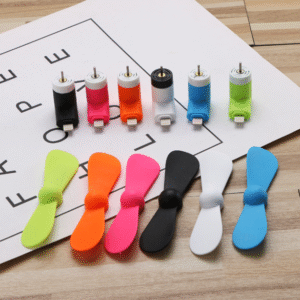 Summer Hot 2 in 1 Mini USB Fan Portable Fan for Mobile Phone Computer , Power bank Air Cooling Fan Android   (random color) - Micro USB Fan - Image 3