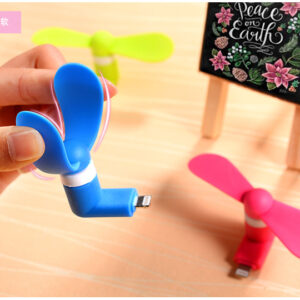 Summer Hot 2 in 1 Mini USB Fan Portable Fan for Mobile Phone Computer , Power bank Air Cooling Fan Android   (random color) - Micro USB Fan - Image 2