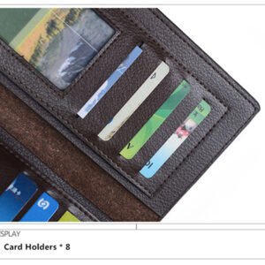 JEEP BULUO Brand Wallet Clutch Carteira Masculina Men Leather Men Wallets Business Brand Card Holder Purse | Men's Wallet - Image 2