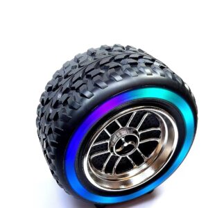 X-502 RGB Wheel-Shaped Wireless Speaker with Subwoofer Portable USB/BT Card Playback for Parties Computer Use - Image 4