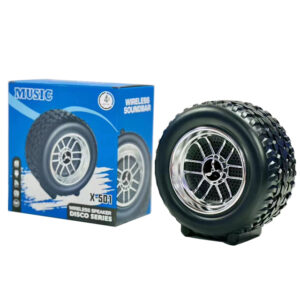 Wheel Shape Bluetooth Speaker | Wireless, Portable, AudioMusic, USB Rechargeable, for Outdoor Events (Random Color) - Image 2