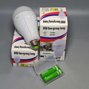 Emergency LED Light Bulb 20W Rechargeable Emergency Lamp/ Ideal for home improvement and electrical needs - Image 3