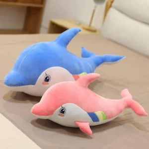 Chroma the Dolphin | Dolphin Doll Aquarium Animal Stuff Plush Toy Sleeping Pillow - 65CM (Random color) - Image 3