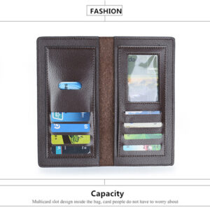 JEEP BULUO Brand Wallet Clutch Carteira Masculina Men Leather Men Wallets Business Brand Card Holder Purse | Men's Wallet - Image 5