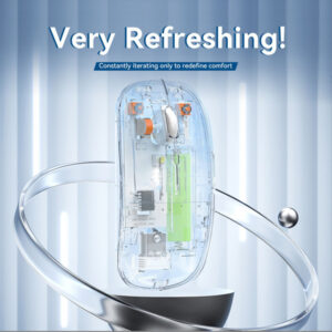 RGB Wireless Transparent Mouse Dual-Mode Rechargeable Mouse With LED lights - Image 3