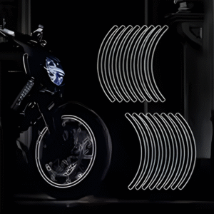 Universal Reflective Wheel Stickers Set | Rim Stripe Decal Tape ? Reflective Rim Tape | Wheel Stripe Decal Trim For Motorcycle Wheels - Image 4