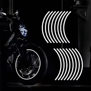 Universal Reflective Wheel Stickers Set | Rim Stripe Decal Tape ? Reflective Rim Tape | Wheel Stripe Decal Trim For Motorcycle Wheels - Image 5