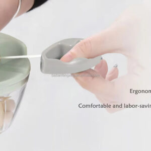 Hand Pulled Multipurpose Chopper & Cutter | Rope Pulled Chopper Multifunctional Meat Grinder, Vegetable Cutter (Random Color) - Image 4