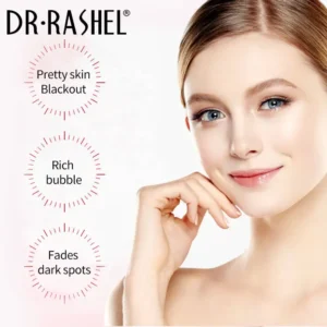 DR RASHEL Niacinamide Whitening Fade Dark Spots Face Wash | Brightening Lightening Facial Clean, 100g - Image 4