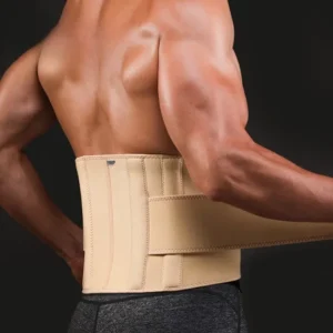 Waist Support Waist Trimmer Weight Loss Slimming Belt | Fitness Belt Back Waist Support Sweat Belt Waist Trainer | Double Support | Free Size Adjustable | Gym Equipment ( Random Color ) - Image 5