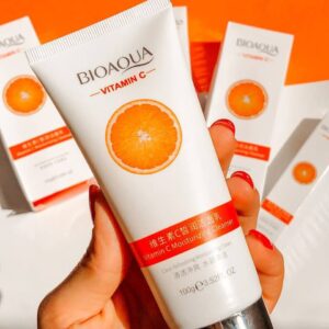 Vitamin C Cleanser BIOAQUA Vitamin C Moisturizing Cleanser Deep Cleansing Rejuvenation Cleanser 100g - Image 5