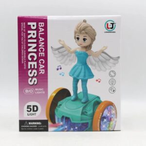 Princess Balance Car With Light & Music | Best Quality Princess Doll | Doll For Baby Girls | Random Color - Image 3