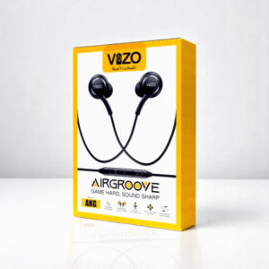 Airgrove AKG Wired Earphones | HD Stereo Sound | Deep Bass | Built-in Mic | 3.5mm Jack | Tangle-Free Cable | Hands-Free For Mobile - Android Hands-Free - Image 1