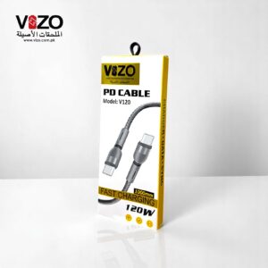 Vizo V120 PD Fast Charging & Data Cable | Type-C to Type-C Cable - V120 Type-C to Type-C Fast Charging Cable - Image 2