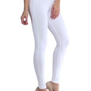 Lycra Tight white | stretchable leggings for both men and women - Image 4