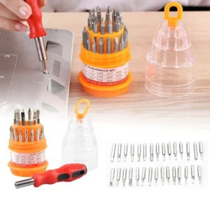 Universal Precision Screwdriver Bit Set | Multi tool Screw driver Kit Maintenance Repair Tool 31 in 1 - Image 3