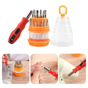 Universal Precision Screwdriver Bit Set | Multi tool Screw driver Kit Maintenance Repair Tool 31 in 1 - Image 4