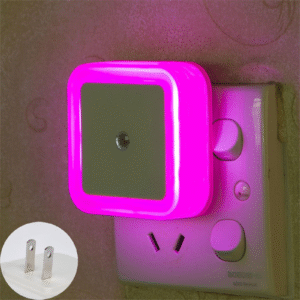 1 PC LED Night Light, Plug in LED Wall Lamp with Dusk to Dawn Sensor, Auto ON/Off Night Lights-Perfect for Bedroom, Children and Kid's Room (Pink Color) - Image 4