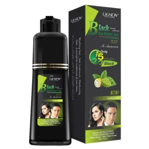 200ml Lichen Hair Color Shampoo Black/dark brown - Image 3