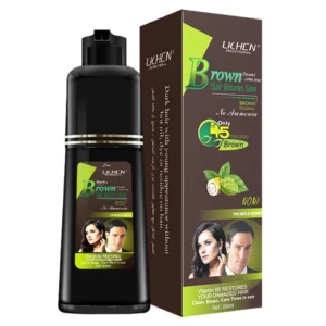 200ml Lichen Hair Color Shampoo Black/dark brown - Image 4