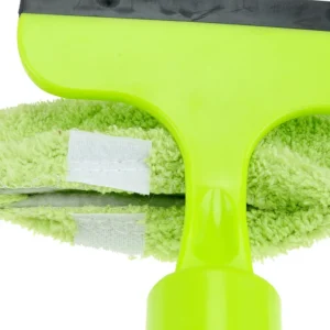3 in 1 Fiber Wiper Sprayer Wash, Wipe and Soak | Window Squeegee Kit, Cleaning Tool with Detachable Microfiber Cloth Rubber Scraper & Sprayer, Portable Window Cleaner Combo for Car, (Random color) - Image 4