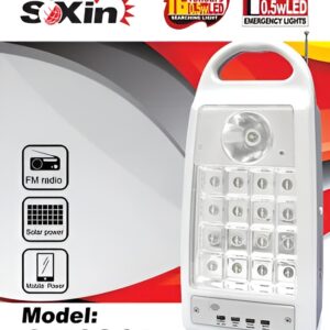 Multifunction Rechargeable Emergency Light (QM821A) (Random color) - Image 3