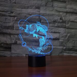 Customize Acrylic LED Night Light Decorative Table Lamp - Image 3