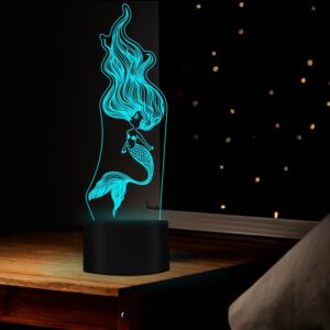 Customize Acrylic LED Night Light Decorative Table Lamp - Image 5