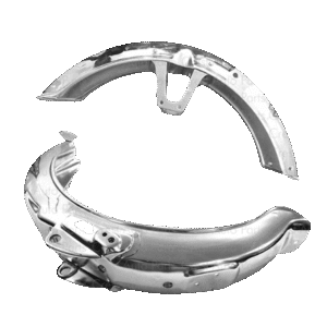 Mudguard Front & Back Set 70CC Motorcycle Metal Chrome Material Front Back Mudguard Set - Image 1