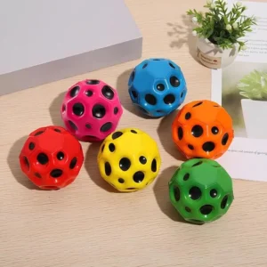 1 Pc of Super High Bouncing Colorful Space Moon Ball (random color) - Image 3
