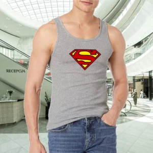 Superman Jersey Gym Sando Tanks Top For Men | Crossfit Clothing Male Casual Stringer Singlet Vest Undershirt - Image 3