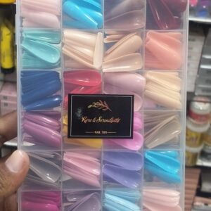 Rare & Serendipity NAIL TIPS [576 pieces] in each Box | With Glue - Image 2