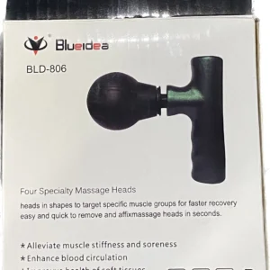 Black Mini Fascial Gun ? Portable Deep Muscle & Face Massager for Gym and Home Use - Image 3