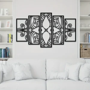 Mandala wall Wooden art Room decoration MDF material - Image 3