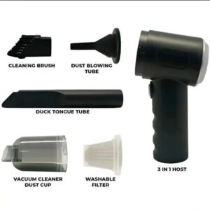 AS 228 - 3 In 1 Portable Vacuum Cleaner, vacuum for car - vacuum for home - duster - Image 4