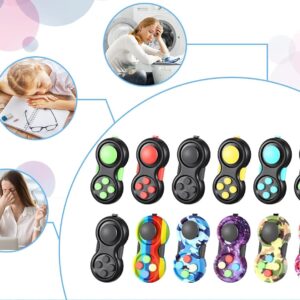 Fidget Pad Retro Classic Fidget Controller Handheld Fidget Game Controller Fun Fidget Pad Packs Classic Fidget Toys - Random Color & Design - Image 5