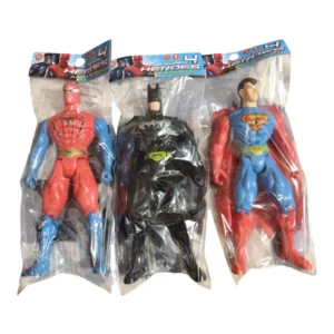 3-Piece Superhero Action Figure Set ? Superman, Spiderman & Batman Collectible Toy Figures for Kids ? Durable, Poseable & Fun for Imaginative Play, Collecting & Gifting - Image 5