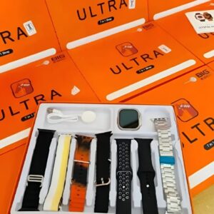 7-in-1 Ultra Smart Watch ? Advanced Multi-Feature Fitness Tracker with Heart Rate Monitor, Sleep Tracking, Bluetooth Calling, Sports Modes & More Random Color Straps - Image 2