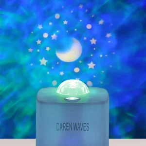 Ocean Light Projector for Bedroom Led Star Galaxy Sky Wave Color Rotating Underwater Wall Projection (random color) - Image 2