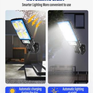 Outdoor Solar Garden Wall Light Infrared Sensor Light Garden Landscape Light with Intelligent Light Control - Image 4