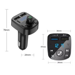 C1 - Car Mp3 Player | Car Wireless FM Transmitter | Car Mp3 Modulator | Car Accessories?( Random Color ) - Image 4